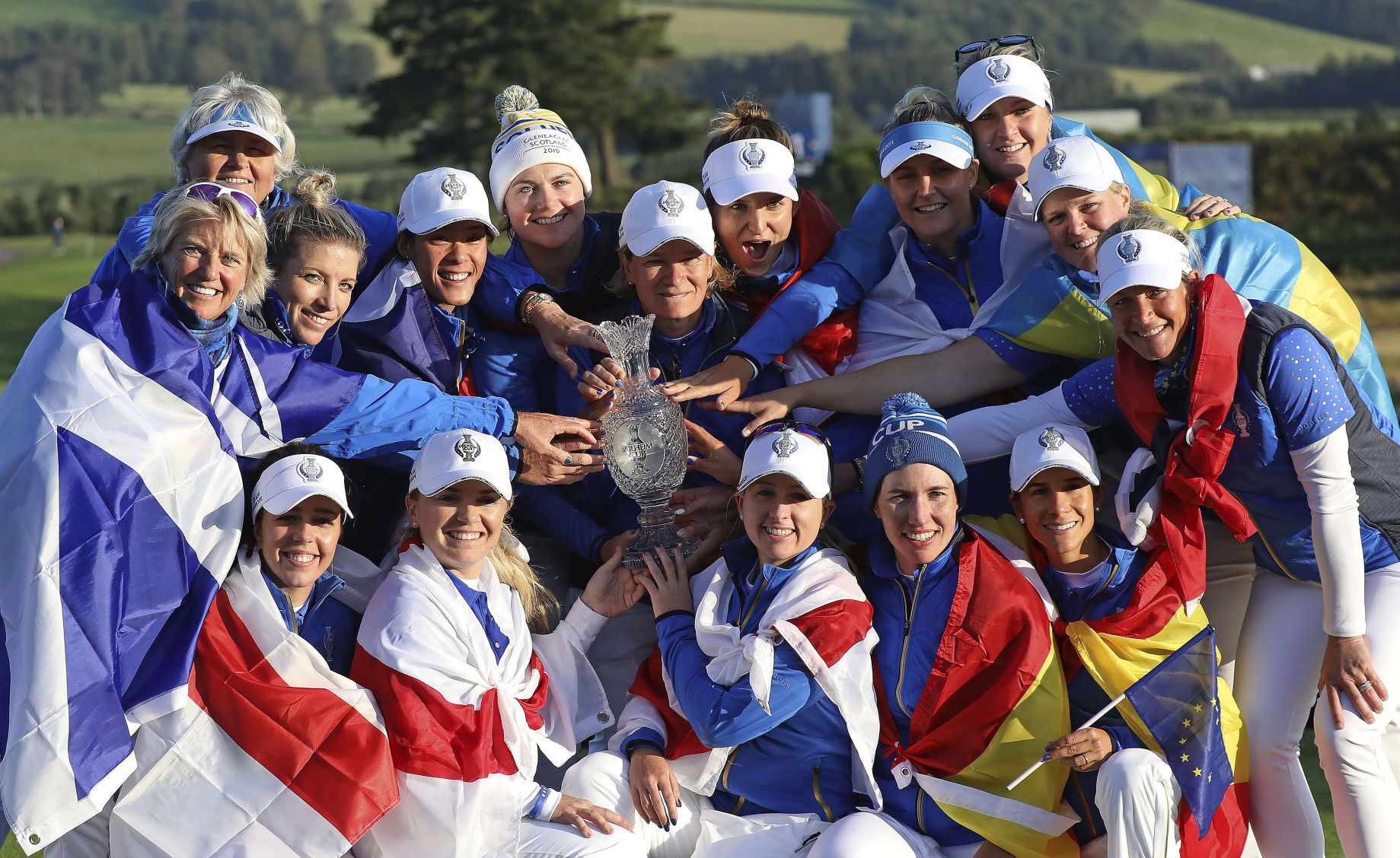 APTOPIX Britain Golf Solheim Cup